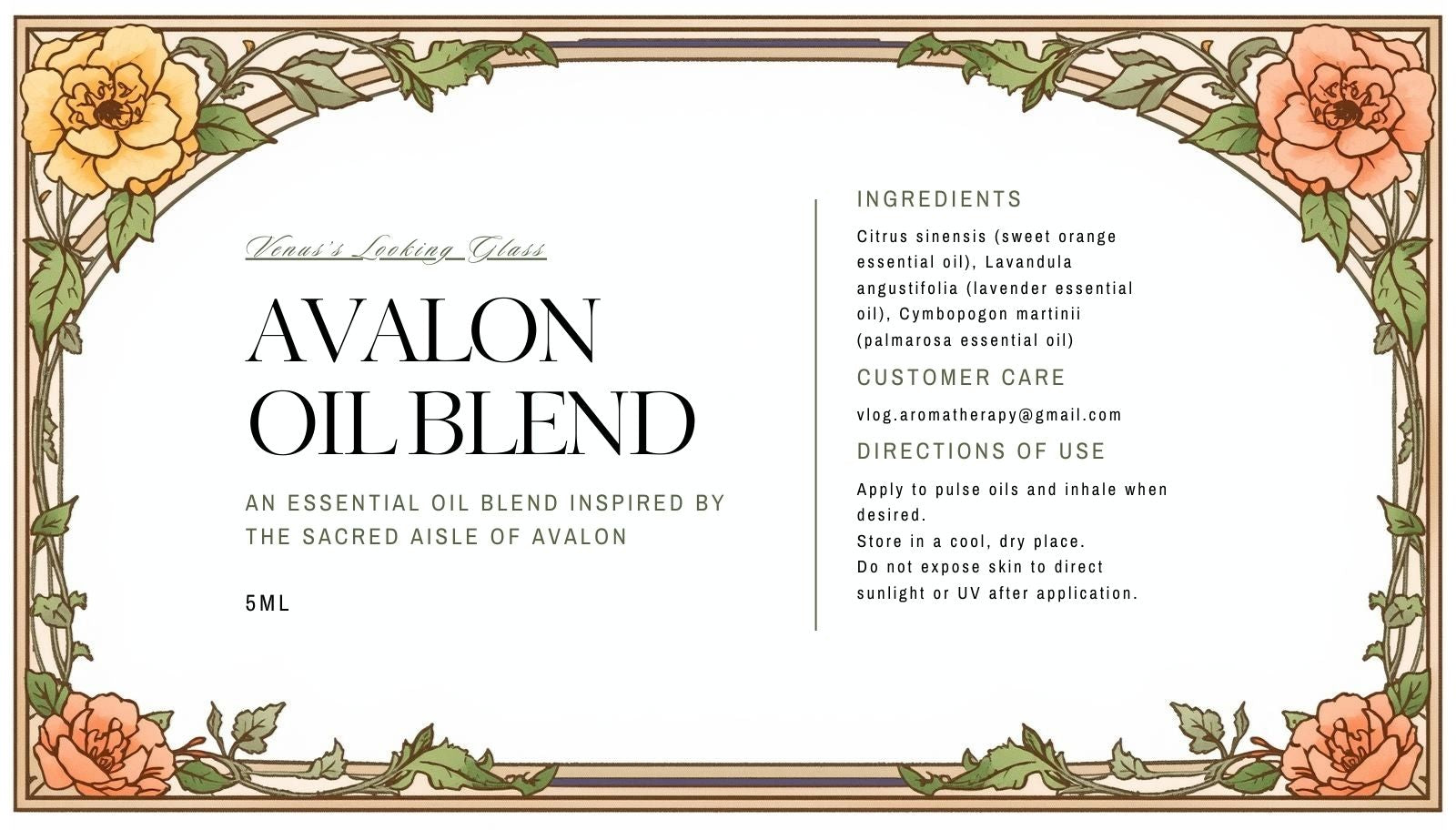 Avalon Oil Blend